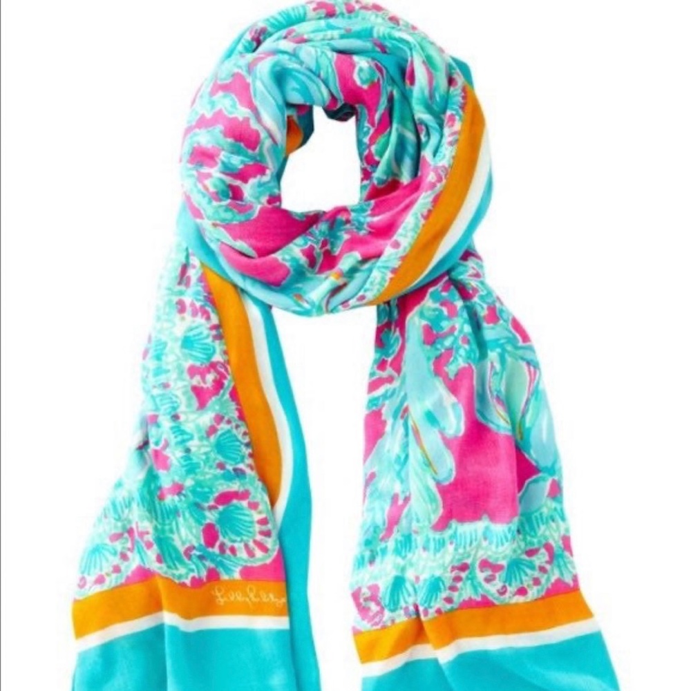 NEW! Lilly Pulitzer Julie Scarf Wrap